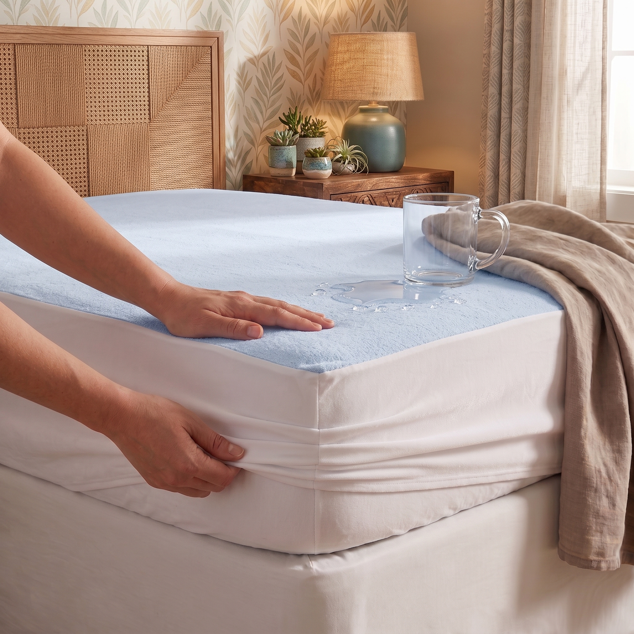 Mattress Protector Colors PU - الصورة 4