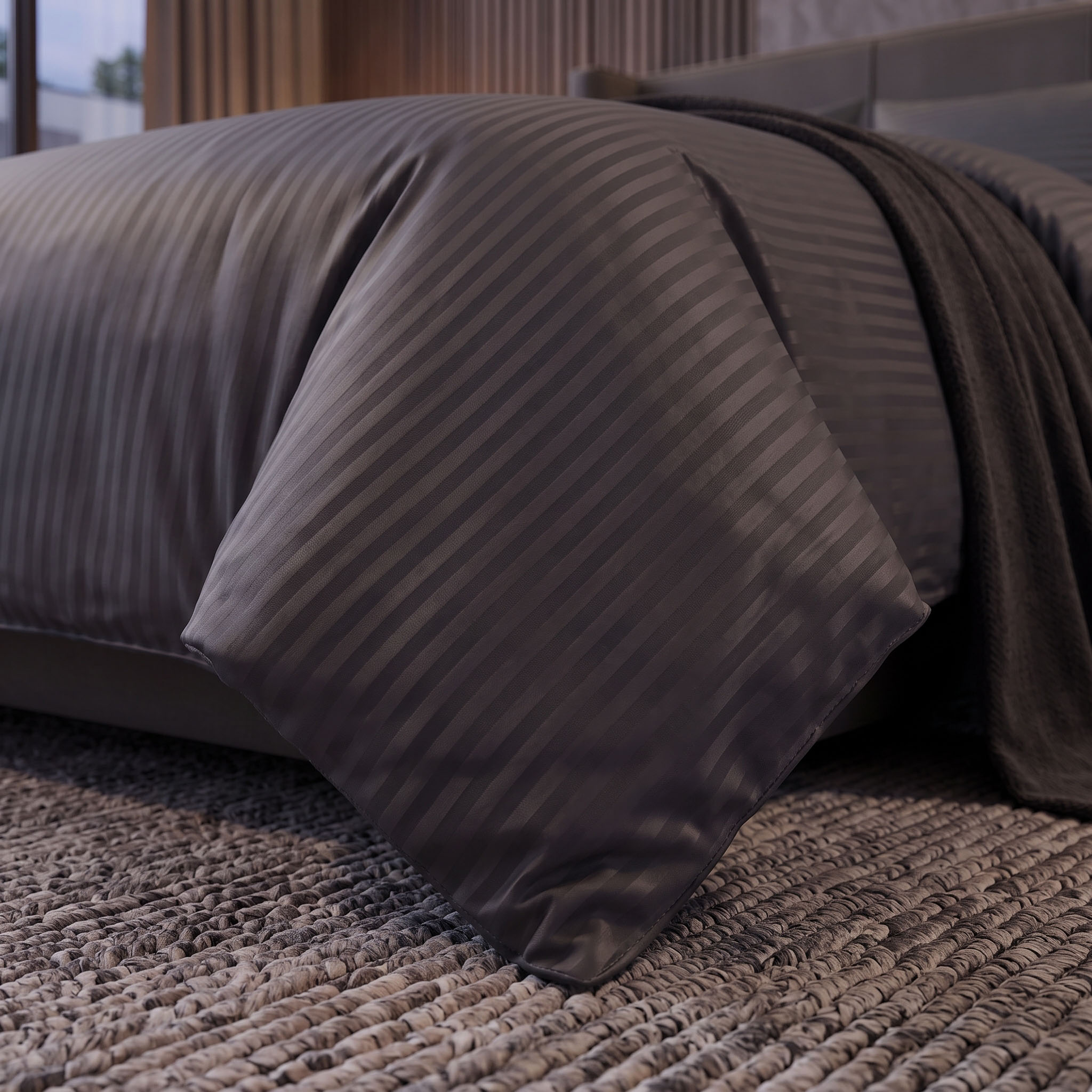 Striped Duvet Cover 400 - Image 3