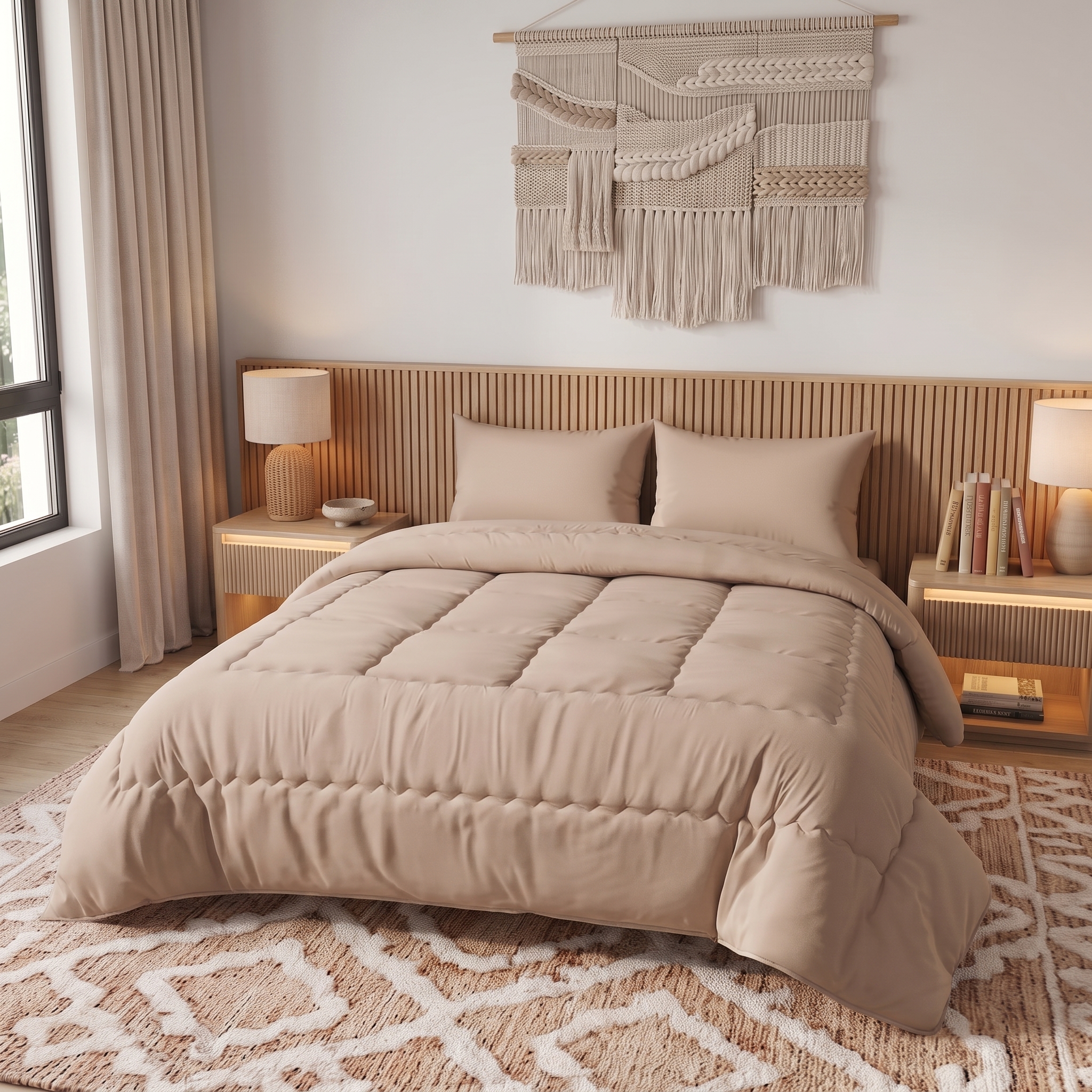 Duvet PolyCotton 803 Coffee - Image 3