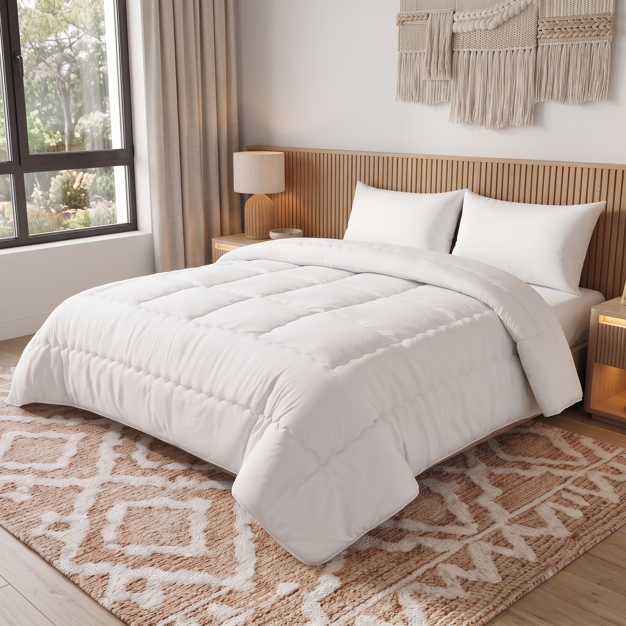 Duvet PolyCotton 807 white - Image 3