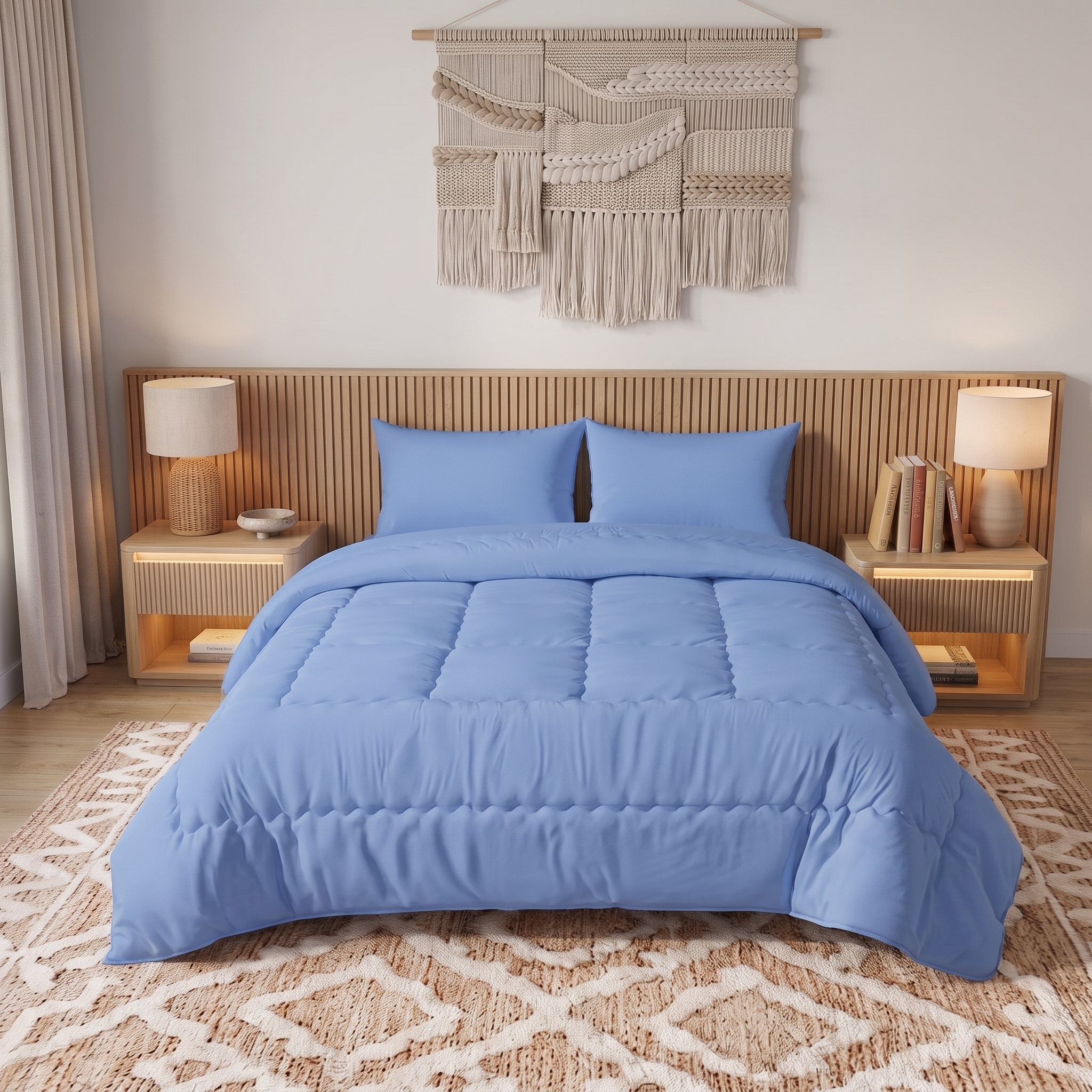 Duvet PolyCotton 808 Blue - Image 3