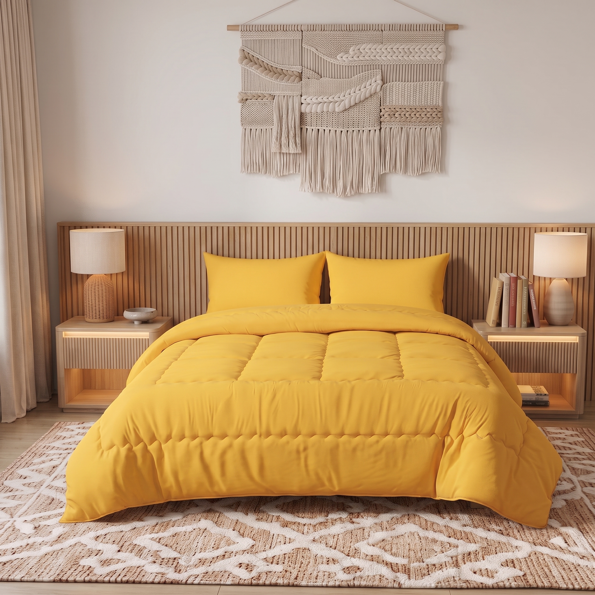 Duvet PolyCotton 809 Yellow - Image 3