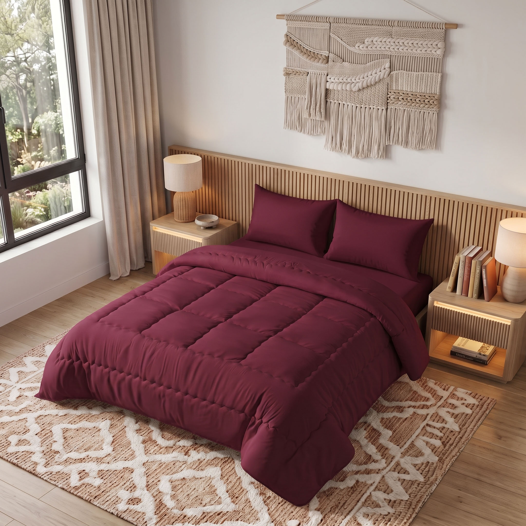 Duvet PolyCotton 810 Burgundy