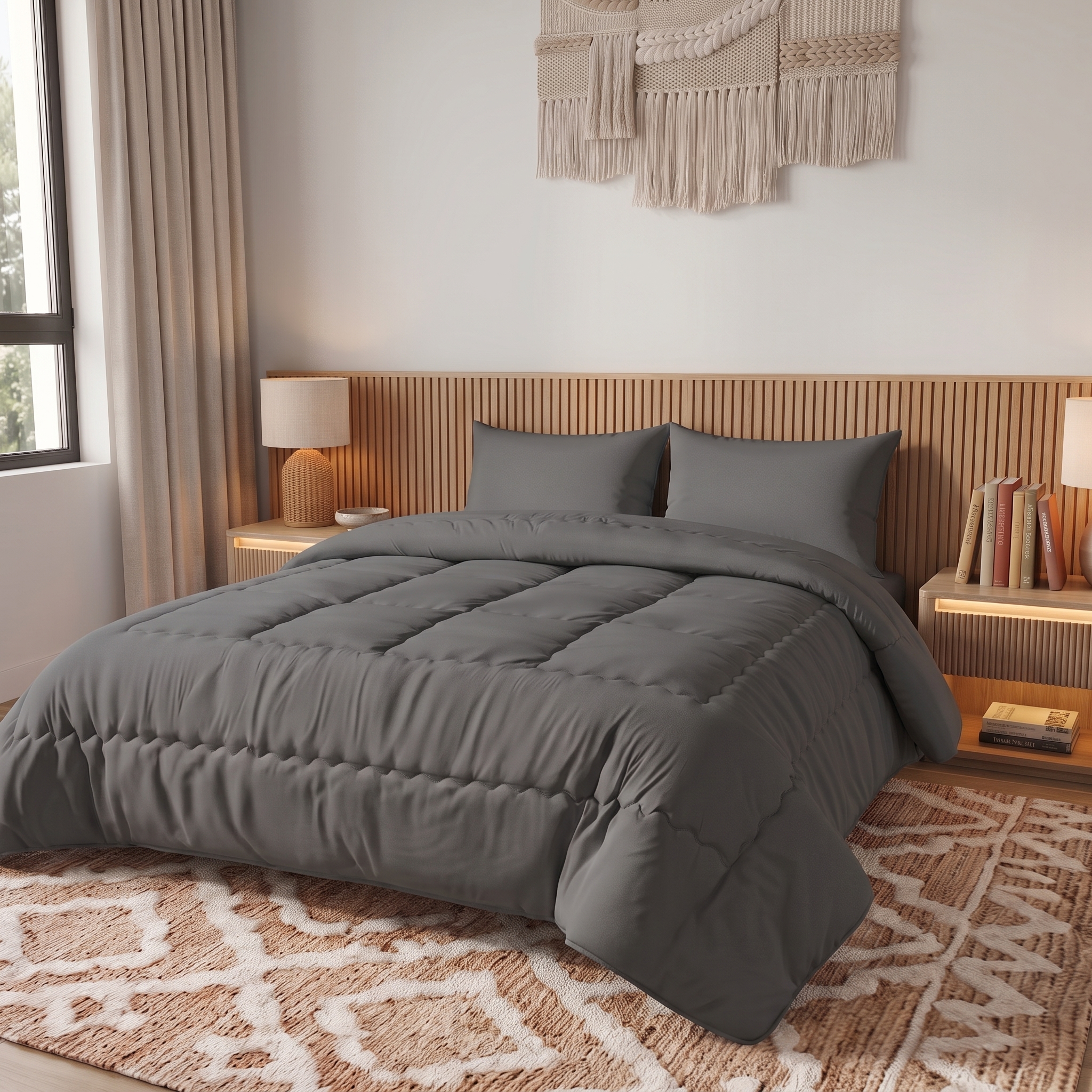 Duvet PolyCotton 812 Dark Grey - Image 3
