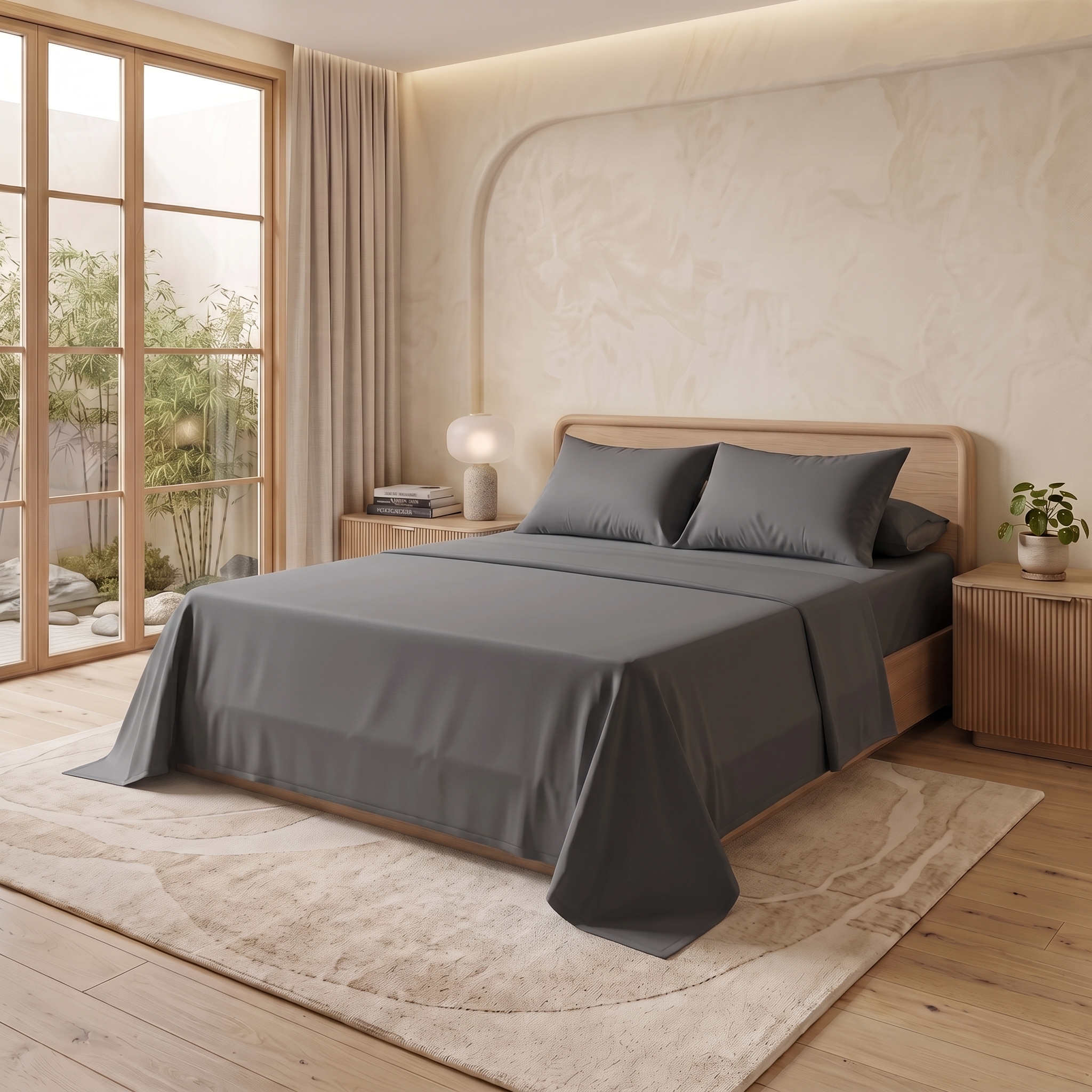 Flat Bedsheet 812 Dark Grey