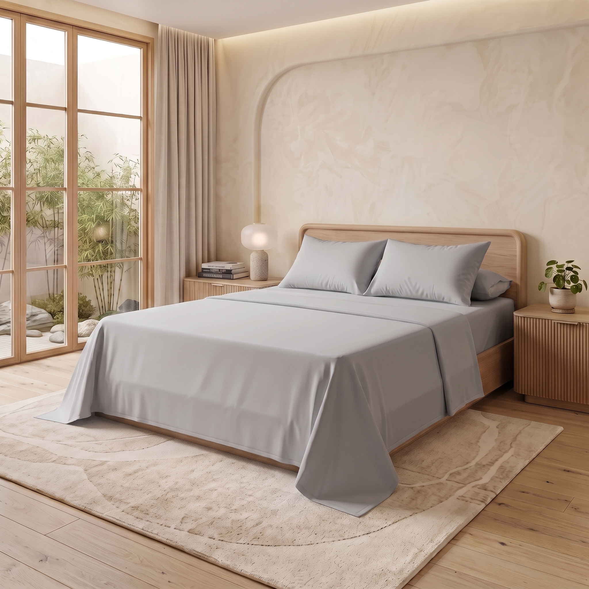 Flat Bedsheet 813 Light Grey