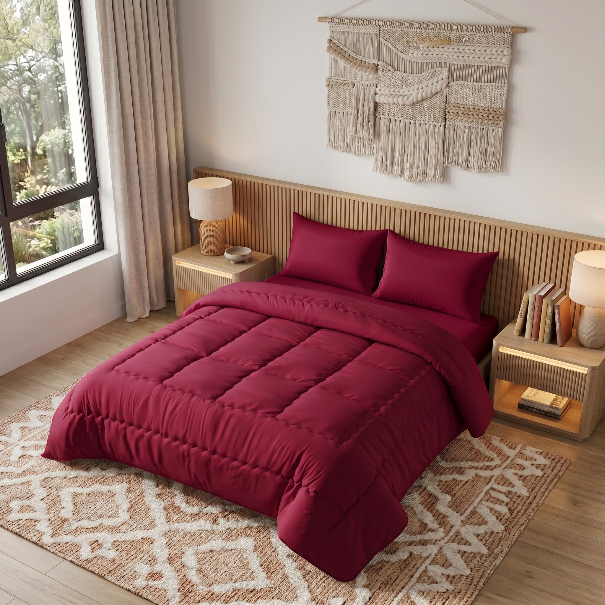 Duvet PolyCotton 815 Red - Image 3