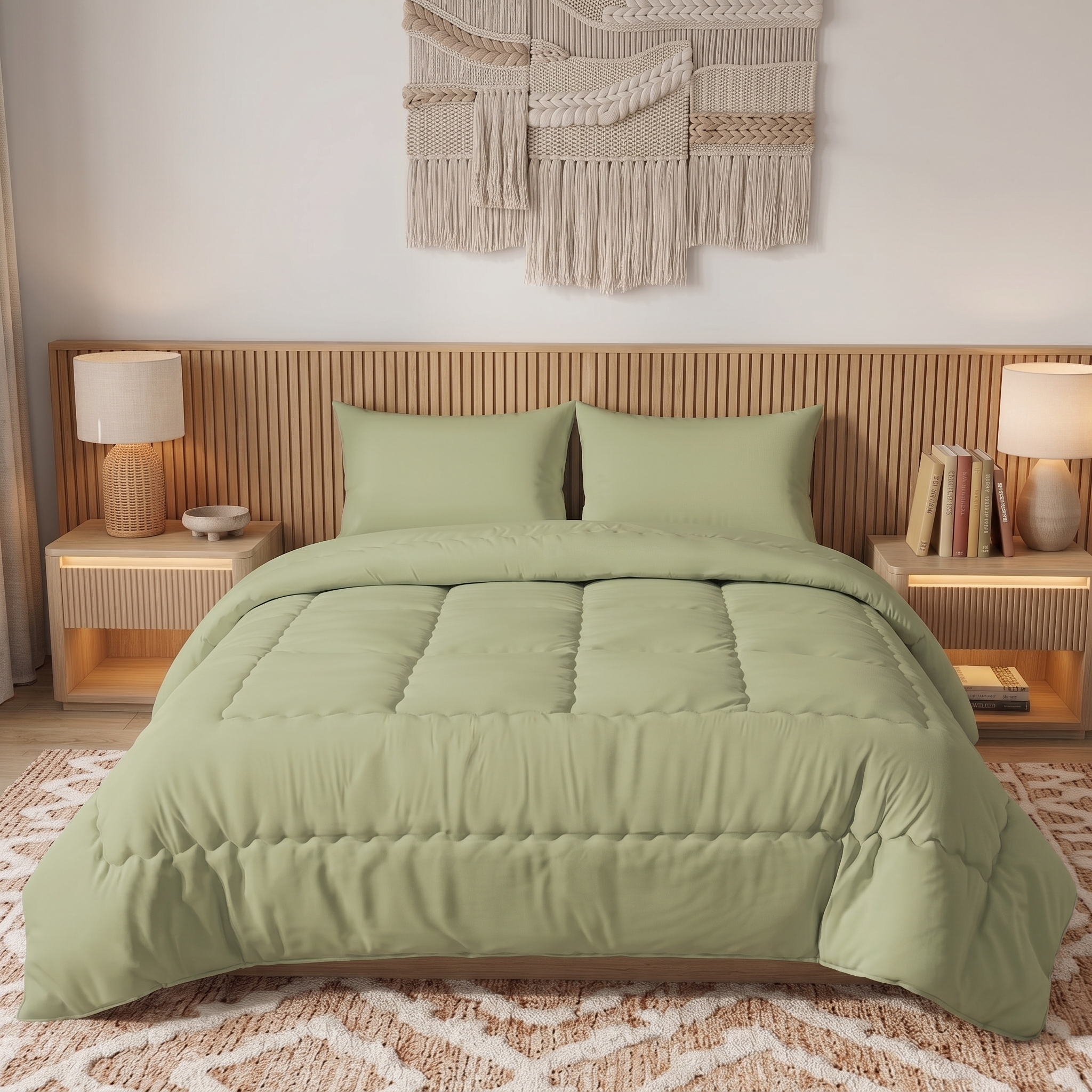 Duvet PolyCotton 817 Green - Image 3