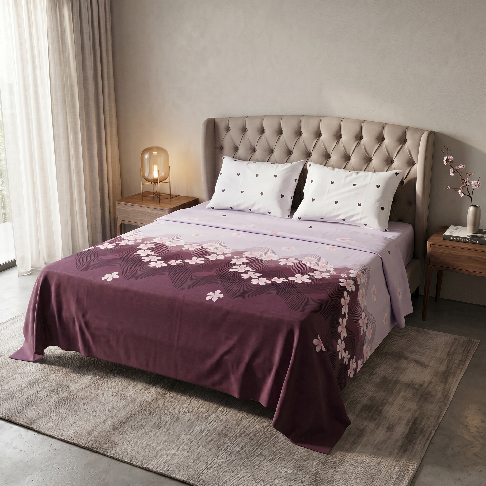 Flat bed sheet F519