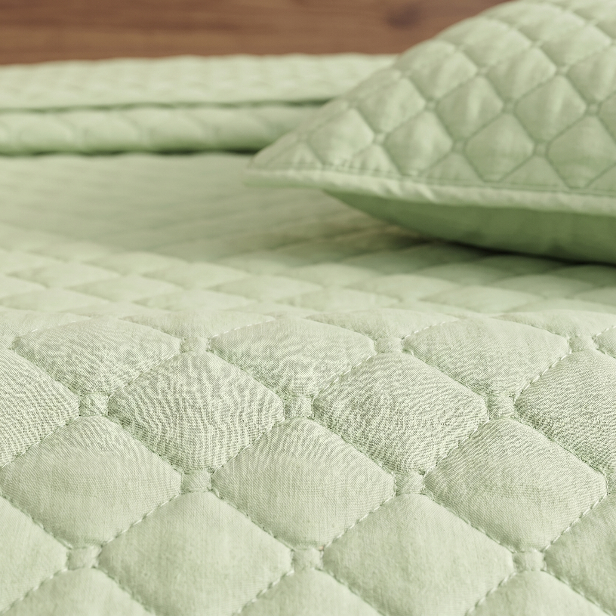Coverlet Microfiber(F706 Pistachio) - الصورة 2