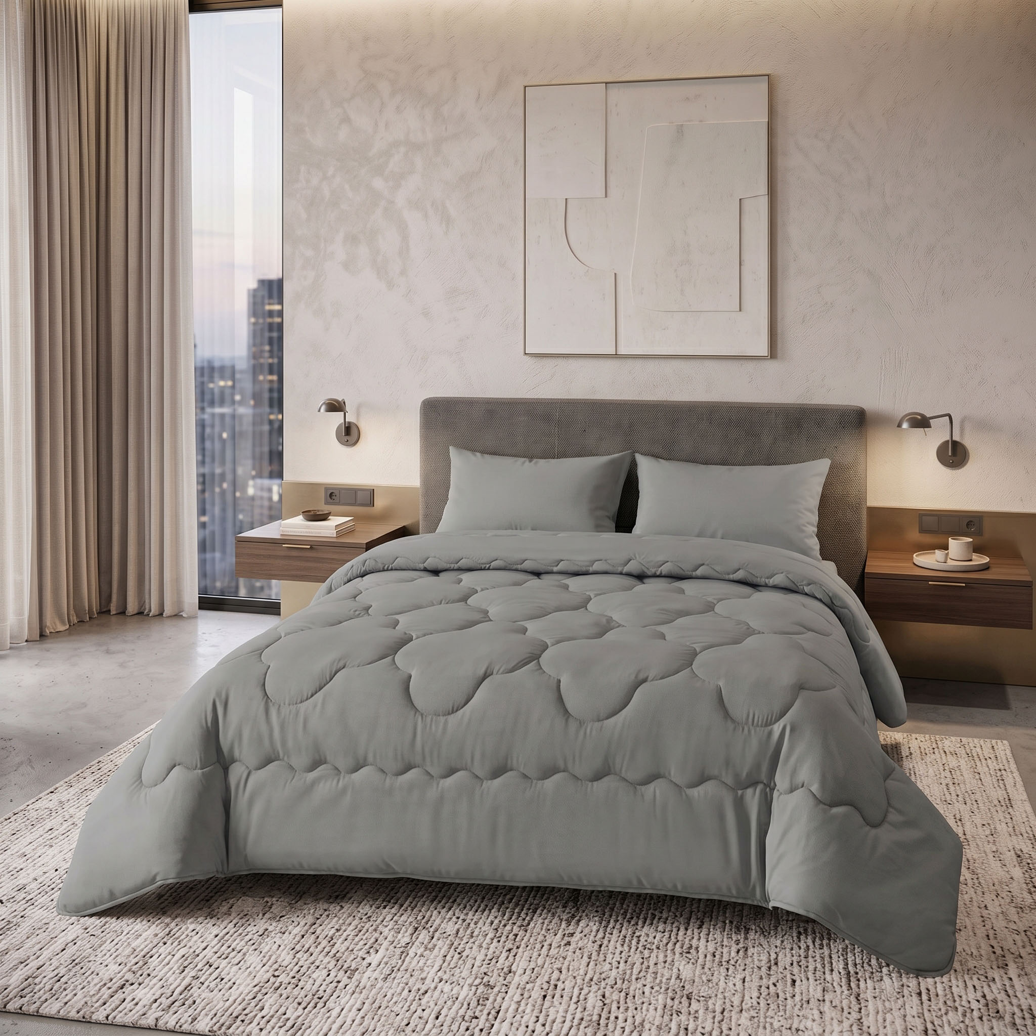 Duvet Plain(F724 Grey) - Image 3
