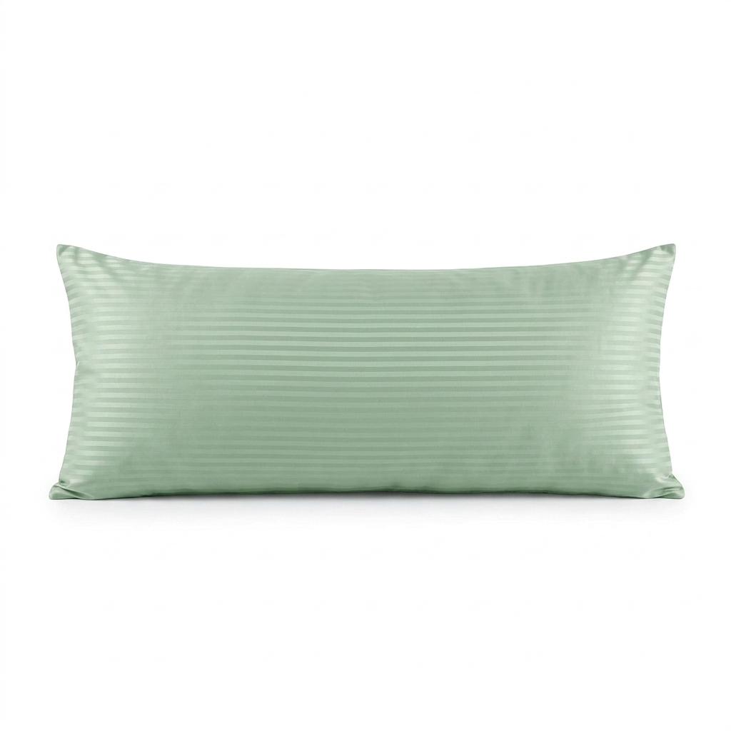 Striped Long Pillow Cover 409 Green
