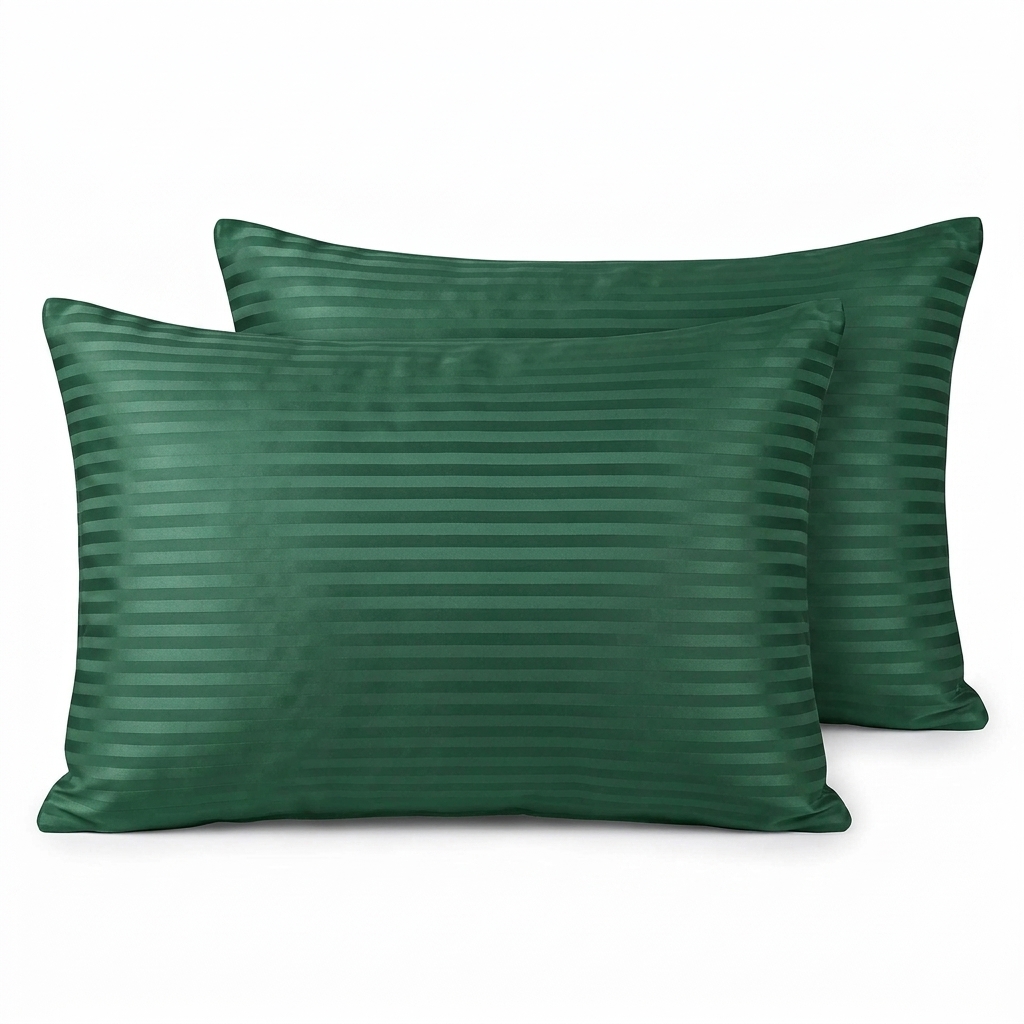 Striped Pillow Cover 410 Olive
