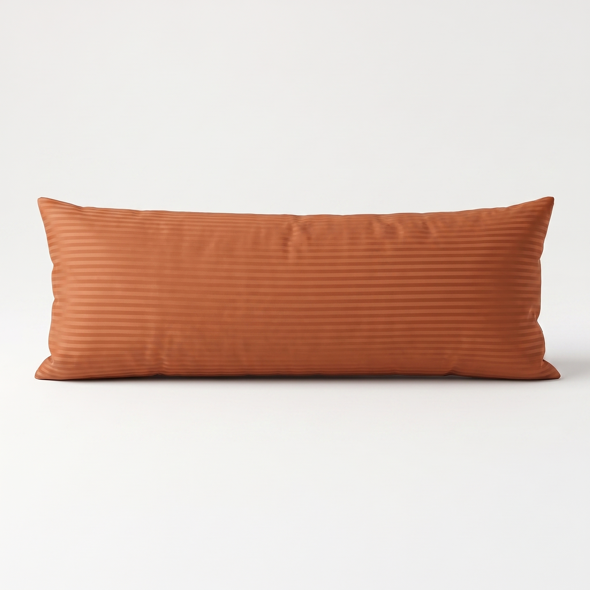 Striped Long Pillow Cover 411 Salmon