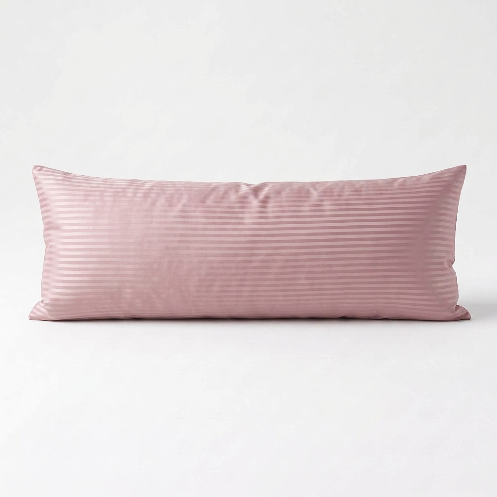 Striped Long Pillow Cover 412 Cashmere